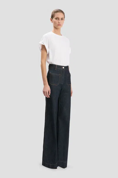 Victoria Beckham Tilly Cotton Jersey T-shirt In White