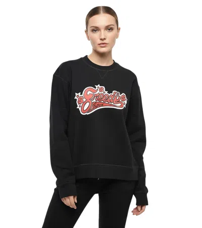 Dsquared2 Logo-print Long-sleeve Sweatshirt In Black