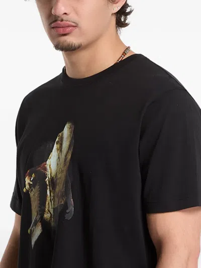 Dime Rollin Head Graphic-print T-shirt In Black