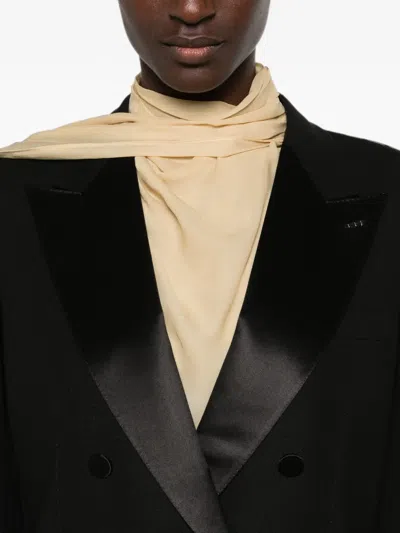 Tom Ford Double-breasted Buttoned Blazer In Black