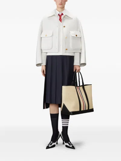 Thom Browne 4 바 트롱프뢰유 가디건 In Multi