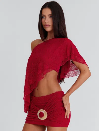 Outcast Jillian Top Red