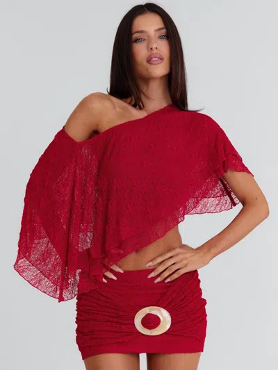 Outcast Jillian Top Red