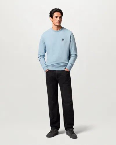 Belstaff Long Sleeved T-shirt In Blue