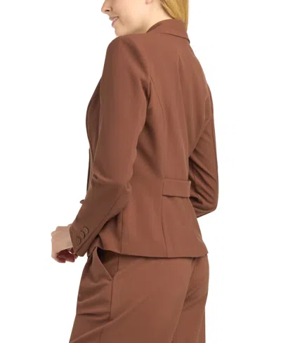 Bcx Juniors' Two-button Blazer In Brown