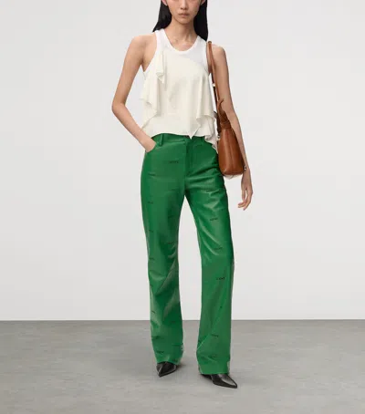 Loewe Asymmetric Panel Tank Top In White