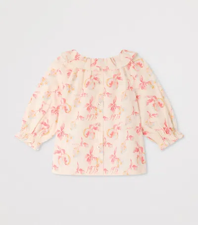 Bonpoint Printed Top In Neutral