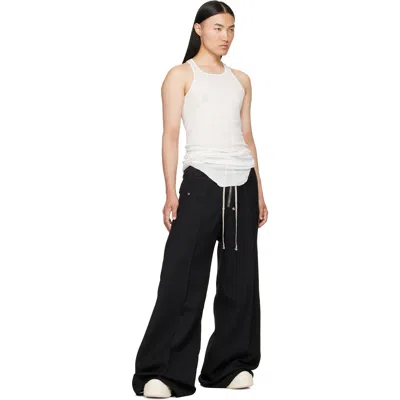 Rick Owens Off-white Tower Basic Rib Tank Top In White