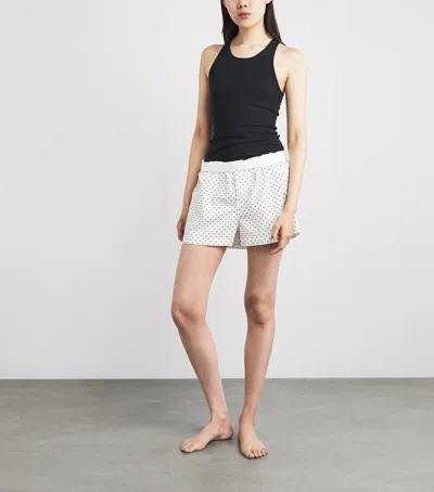Skims Poplin Boxer Pyjama Set In Multi