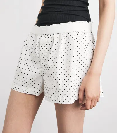 Skims Poplin Boxer Pyjama Set In Multi