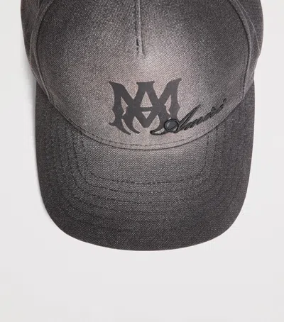 Amiri Logo Script Baseball Cap In Black