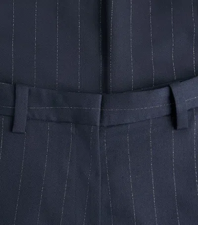 Maje Stripe Suit Trousers In Blue