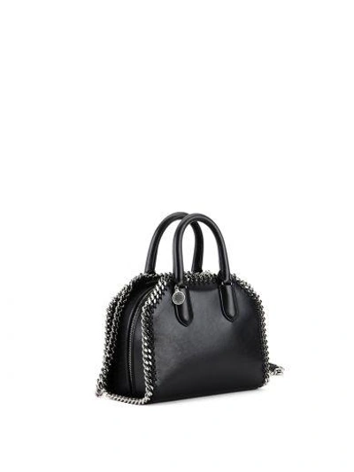 Shop Stella Mccartney Black Falabella Mini Box Bag