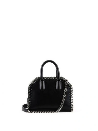 Shop Stella Mccartney Black Falabella Mini Box Bag