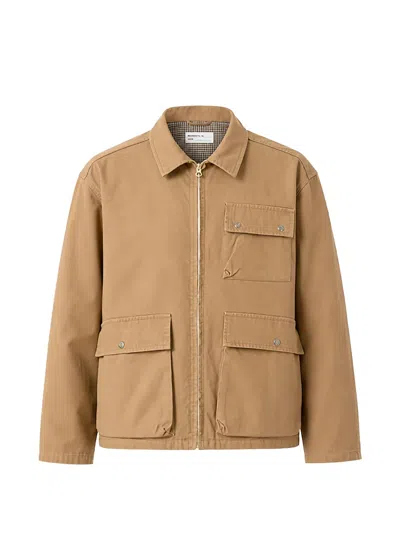 Chimala Duck Multi-pocket Jacket In Neutral