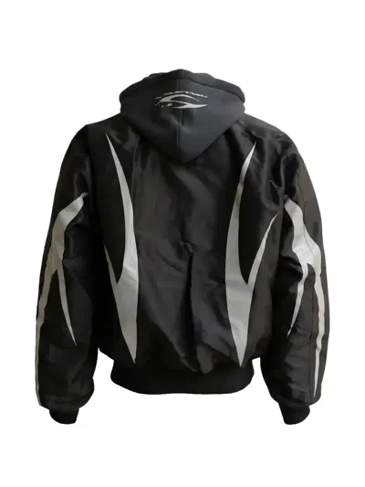 Hellstar Reversible Hooded Jacket In Black