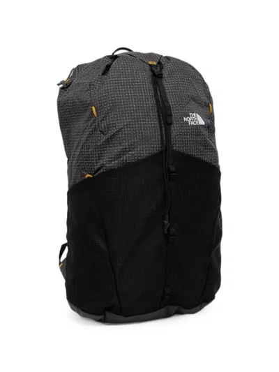 The North Face Clyffe Grid-print Mesh-panel Backpack In Black