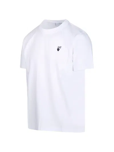Off-white Logo-detail T-shirt In White