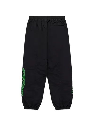 Sp5der Script Warm Up Track Pants In Black