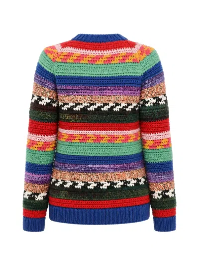 Dsquared2 Stripe-knit Sweater In Multi