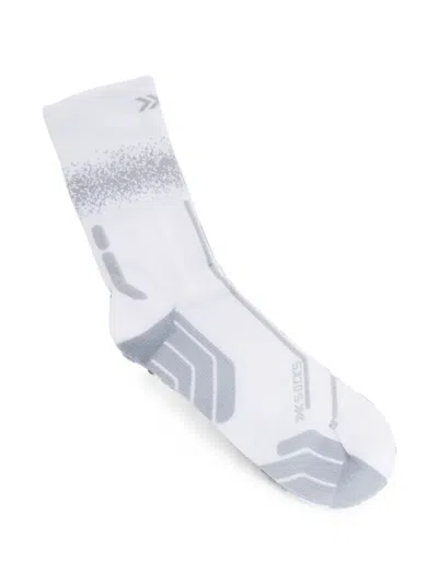 X-bionic White Silver Grey Terraskin Sneakers In Multi