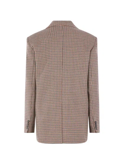HOUNDSTOOTH-PATTERN SINGLE-BREASTED JACKET