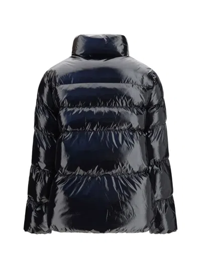 Pinko Glossy Quilted Down Jacket In Multi