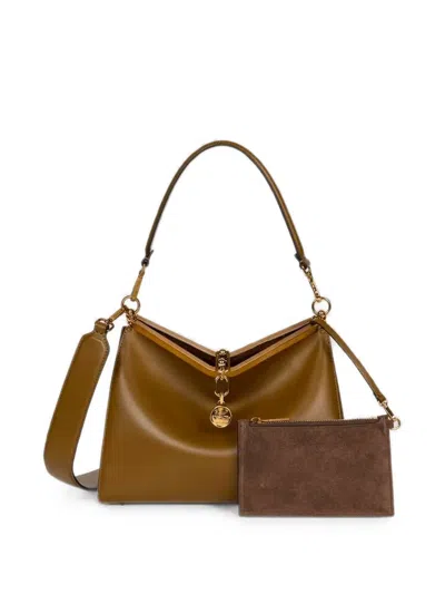 Etro Medium Vela Shoulder Bag In Brown