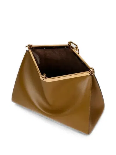 Etro Medium Vela Shoulder Bag In Brown