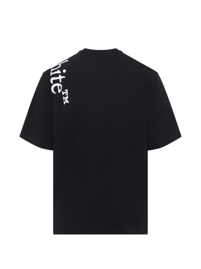 Off-white Logo-print T-shirt In Black