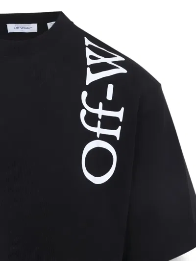 Off-white Logo-print T-shirt In Black