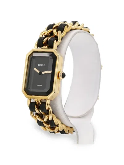 Chanel 1990 Première 26mm Watch In Black