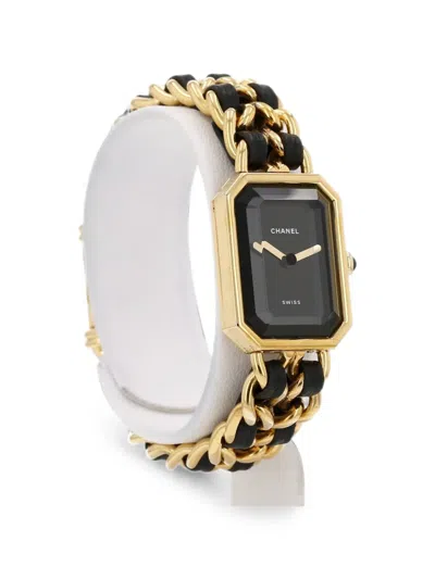 Chanel 1990 Première 26mm Watch In Black