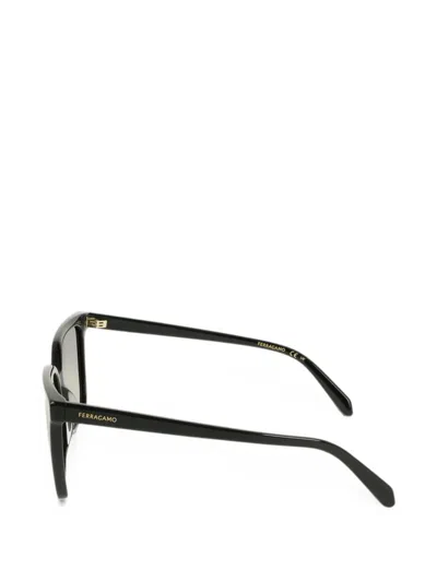 Ferragamo Eyewear Square-frame Sunglasses In Black