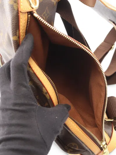 Pre-owned Louis Vuitton 2014 Bosphore Monogram Backpack In Brown