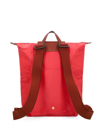 Longchamp Le Pliage Original Backpack In Red