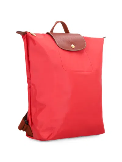 Longchamp Le Pliage Original Backpack In Red