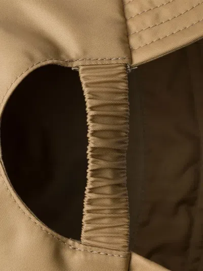 Prada Re-nylon Hat In Brown