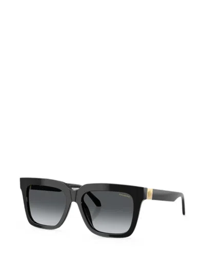 Versace Square-frame Sunglasses In Black