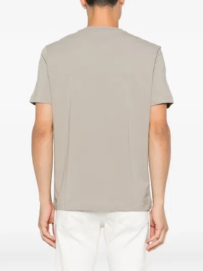 Corneliani Logo-print T-shirt In Neutral