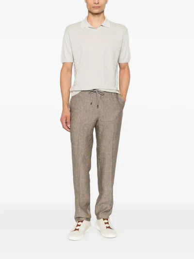 Corneliani Short-sleeve T-shirt In Neutral