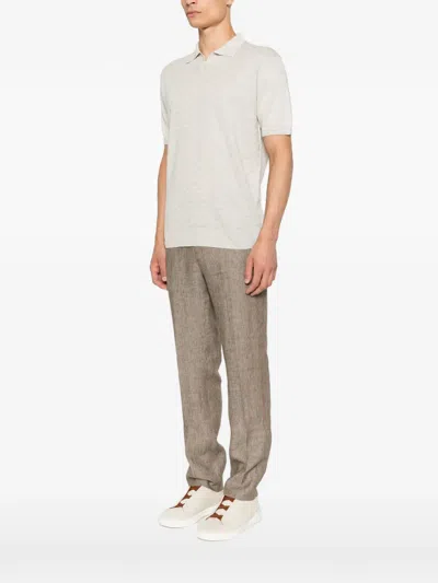 Corneliani Short-sleeve T-shirt In Neutral