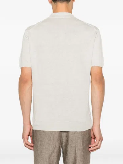 Corneliani Short-sleeve T-shirt In Neutral