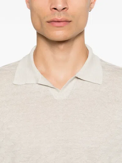 Corneliani Short-sleeve T-shirt In Neutral