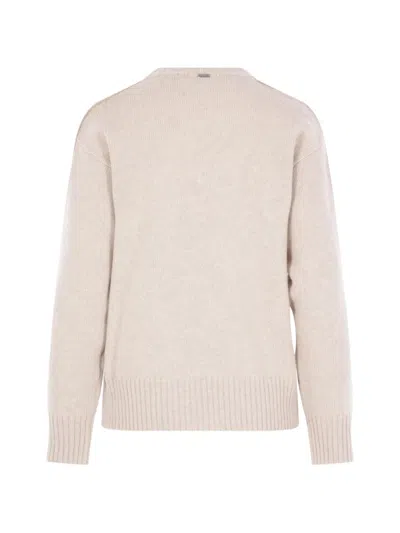 Herno Wool Sweater In Neutral