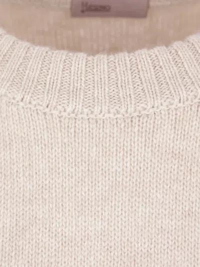 Herno Wool Sweater In Neutral