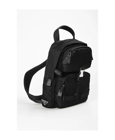 Prada Single Strap Backpack In Black