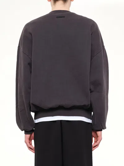Essentials Campus 90's Crewneck Sweatshirt In Black