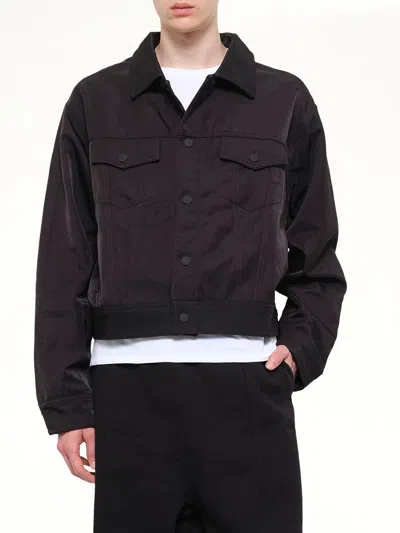 Essentials Trucker Jacket In Black