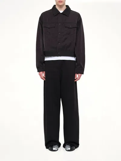 Essentials Trucker Jacket In Black